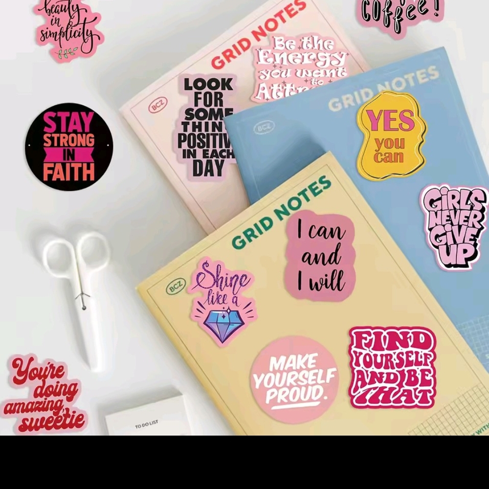 Hot Topic Pink and Red Sticker Design - Picture 5 of 7
